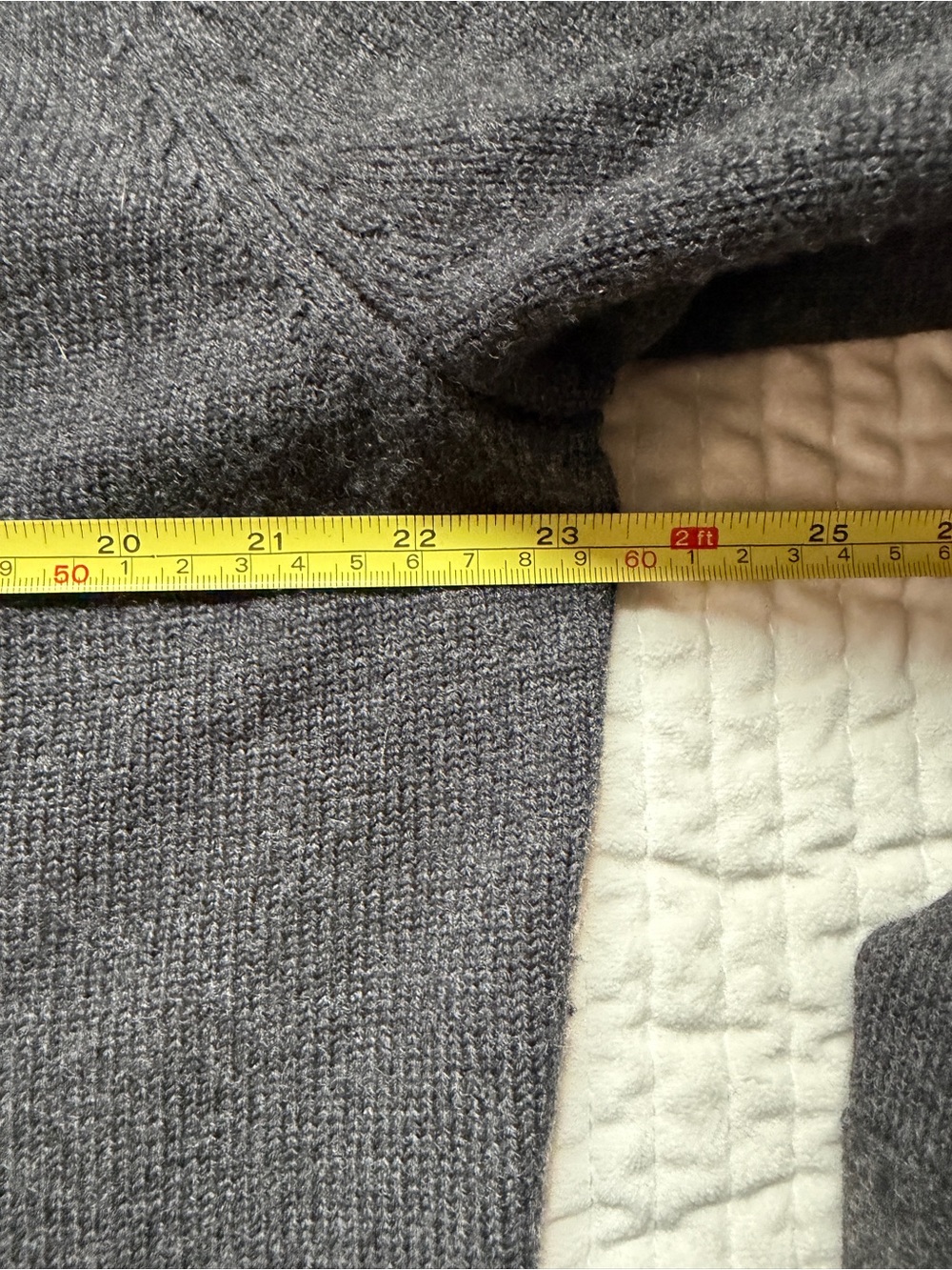 Sarah Spencer Woman 3X Gray 100% Merino Wool Turtleneck Sweater Wide Sleeve - Picture 7 of 11